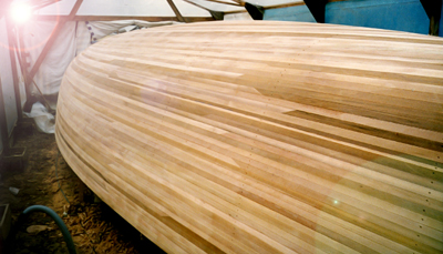 Speed Strip™ Planking for Wooden Boat Hull Construction 